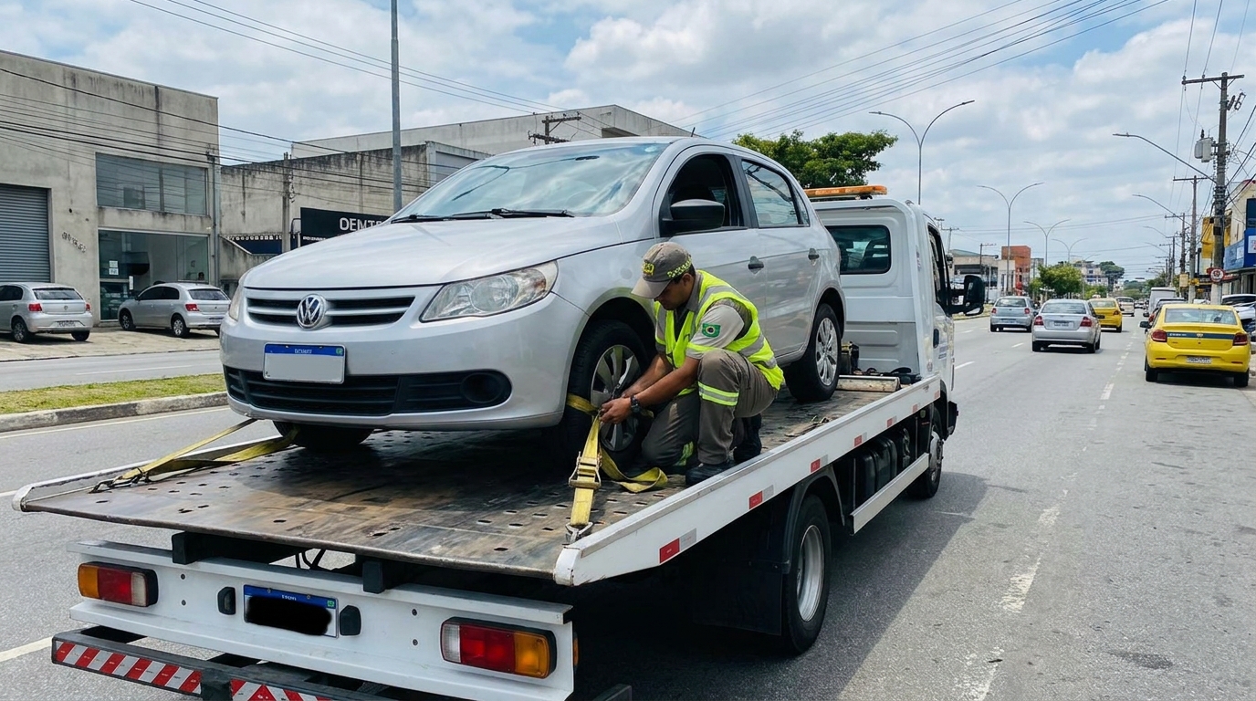 Recolhimento após Colisão em Caju, Campos dos Goytacazes‑RJ