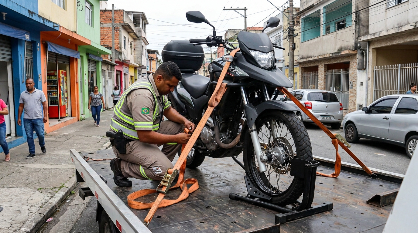 Guincho para Moto em Custodópolis, Campos dos Goytacazes‑RJ